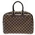 Bolso de mano Vanity Louis Vuitton Damier Bowling Castaño - vista 2