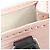 Borsa a tracolla in pelle Louis Vuitton Epi Petit Sac Plat Rosa - vista 5