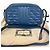 Borsa a tracolla Gucci GG Marmont Small Chain Matelassé in pelle Aria Blue - vista 2