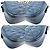 Borsa a tracolla Gucci GG Marmont Small Chain Matelassé in pelle Aria Blue - vista 4