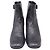 Yves Saint Laurent Botines Saint Laurent Miles en piel negra Negro - vista 2