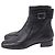 Yves Saint Laurent Botines Saint Laurent Miles en piel negra Negro - vista 4
