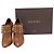 Stivaletti borchiati Gucci Charlotte in pelle marrone Rosso - vista 6