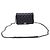 Chanel Boy Wallet on Chain aus schwarzem Lammleder