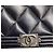 Chanel Boy Wallet on Chain aus schwarzem Lammleder - Ansicht 14