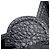 Borsa a tracolla Hermès Evelyne III in pelle Clemence nera Stampa python - vista 12
