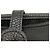 Borsa a tracolla Hermès Evelyne III in pelle Clemence nera Stampa python - vista 9