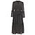 Vestido com camadas e estampado de bolinhas Michael Michael Kors em poliéster preto