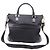 mala Tote 2 vias Gucci em lona preta Preto