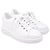 Sneakers Jimmy Choo Diamond Light Maxi/ F in pelle bianca Bianco Crudo - vista 3
