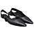 Salvatore Ferragamo Ballerine slingback Vaina Ferragamo in pelle nera Nero - vista 3
