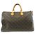 Borsa Boston Louis Vuitton Speedy 40 Monogram Marrone