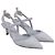 Fendi Colibrì Lite Slingback Pumps aus hellblauem Baumwollstoff - Ansicht 3