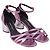 Salvatore Ferragamo Sandali Ferragamo con tacco a specchio in pelle rosa - vista 3