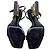 Dolce & Gabbana DG Heel Ankle Strap Sandals in Black Leather - view 10