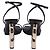 Dolce & Gabbana DG Heel Ankle Strap Sandals in Black Leather - view 5