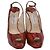 Décolleté Slingback Jimmy Choo in pelle rossa effetto pitone Rosso - vista 2