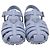 Prada Fisherman-Sandalen mit Logo-Plakette aus blauem Gummi - Ansicht 2