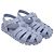 Prada Fisherman-Sandalen mit Logo-Plakette aus blauem Gummi - Ansicht 3