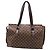 Borsa Tote Chelsea Louis Vuitton Damier Ebene in pelle marrone