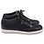 Jimmy Choo Miami Sneaker in schwarzem Glitzer
