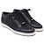 Jimmy Choo Miami Sneaker in schwarzem Glitzer - Ansicht 3