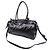 Borsa a tracolla Prada Bonnie Large in pelle di vitello nera Nero - vista 2