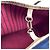Louis Vuitton Neverfull MM Monogram Tote Bag aus braunem beschichtetem Canvas Rot Bordeaux - Ansicht 12