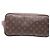 Louis Vuitton Neverfull MM Monogram Tote Bag aus braunem beschichtetem Canvas Rot Bordeaux - Ansicht 5