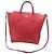Sac cabas Gucci Medium Swing en cuir rouge