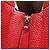 Sac cabas Gucci Medium Swing en cuir rouge - vue 13