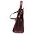 Borsa Mini Title con manico in pelle bordeaux Burberry Rosso Bordò - vista 3