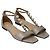 Sandali bassi Jimmy Choo Bella in pelle argento - vista 2