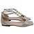 Sandali bassi Jimmy Choo Bella in pelle argento - vista 3