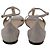 Sandali bassi Jimmy Choo Bella in pelle argento - vista 5