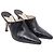 Mules con tacco Jimmy Choo Rya 90 in pelle nera Nero - vista 3