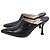 Mules con tacco Jimmy Choo Rya 90 in pelle nera Nero - vista 4