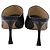 Mules con tacco Jimmy Choo Rya 90 in pelle nera Nero - vista 5