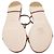 Sandali T-strap Gucci con dettagli in bambù in pelle marrone - vista 6