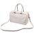 Autre Marque Mala Duffle Classic Saint Laurent em pele branca Branco - vista 2