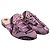Mules stampate Gucci Princetown in tela rosa - vista 3