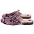 Mules stampate Gucci Princetown in tela rosa - vista 4