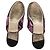 Mules stampate Gucci Princetown in tela rosa - vista 7