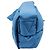 Borsa a tracolla Bottega Veneta Padded Tech Cassette in nylon blu - vista 3