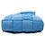 Borsa a tracolla Bottega Veneta Padded Tech Cassette in nylon blu - vista 5