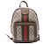 Gucci Small Ophidia Backpack in Beige Coated Canvas Multiple colors