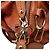 Borsa Satchel 2 vie Gucci Guccissima Sukey in pelle Rust Orange - vista 15