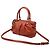 Borsa Satchel 2 vie Gucci Guccissima Sukey in pelle Rust Orange - vista 2