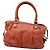 Borsa Satchel 2 vie Gucci Guccissima Sukey in pelle Rust Orange - vista 4