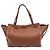 Valentino Garavani Rockstud Tote Bag Medium aus braunem Leder Rot Bordeaux - Ansicht 4